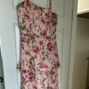 Light Pink Floral Dress
